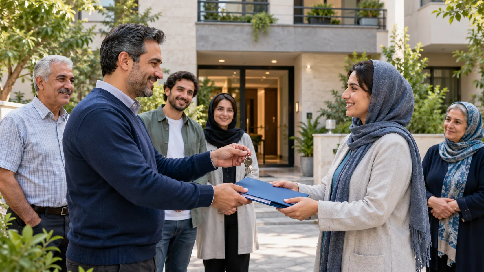 تحویل مسئولیت مدیریت چرخشی ساختمان از مدیر قبلی به مدیر جدید