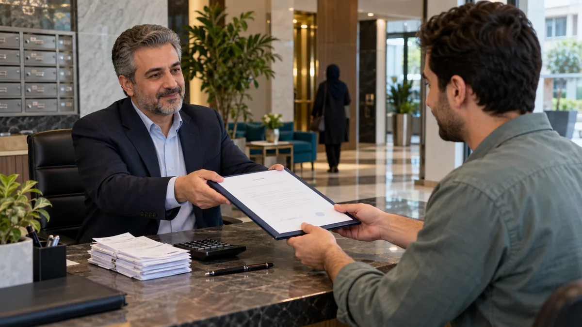 تحویل گواهی تسویهحساب شارژ ساختمان به فروشنده