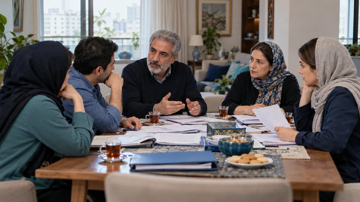 جلسه مالکان برای بررسی اعتراض به عملکرد مدیر ساختمان